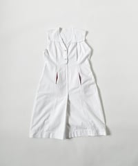 ［ryukicoa］White cotton onepiece N/SL -02-
