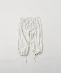 ［ryukicoa］Striped cotton pants -01-