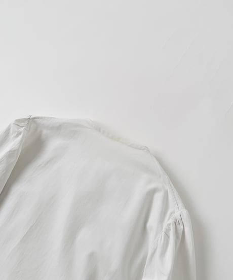 ［ryukicoa］White cotton onepiece