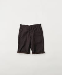 ［ryukicoa］Dark brown cotton wool shorts