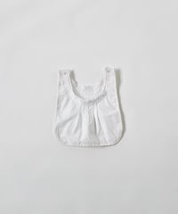 ［ryukicoa］White cotton lace Bib