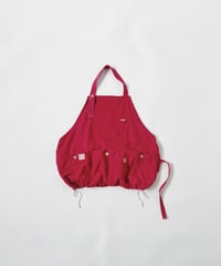 ［ryukicoa］Red cotton apron