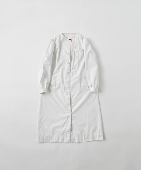 ［ryukicoa］White cotton onepiece
