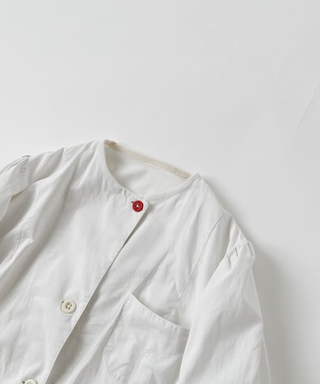 ［ryukicoa］White cotton onepiece