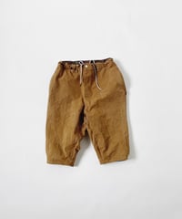 ［ryukicoa］Brown cotton shorts