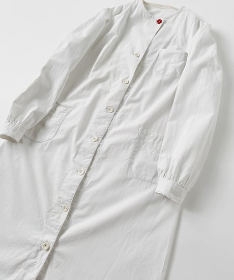 ［ryukicoa］White cotton onepiece