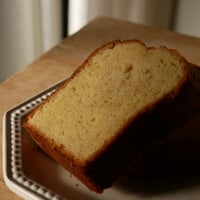 バニラのパウンドケーキ