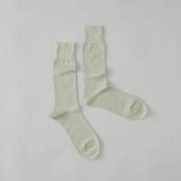 COTTON SOCKS / 22-24cm  White sage