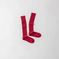 COTTON RIB HIGH SOCKS /  22-24cm Akane