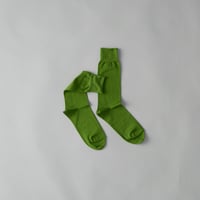 COTTON SOCKS / 22-24cm  Green peas