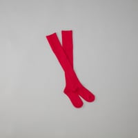 MERINO WOOL RIB HIGH SOCKS / 22-24cm  Strawberry