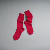 MERINO WOOL SOCKS / 22-24cm  Crimson