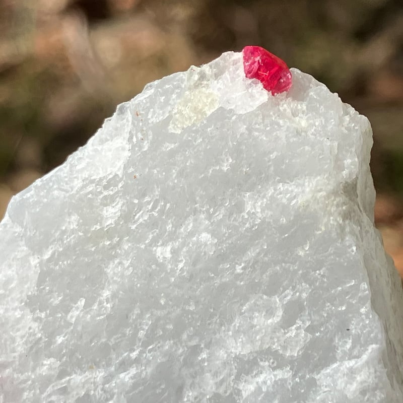 ミャンマー産 レッドスピネル 母岩付き原石 | MISAGO GEMS&MINERALS