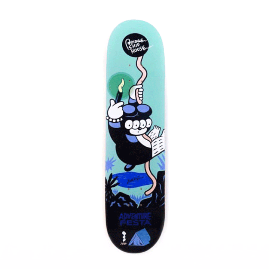 AF2022 Art Skateboard -BRIDGE SHIP HOUSE-