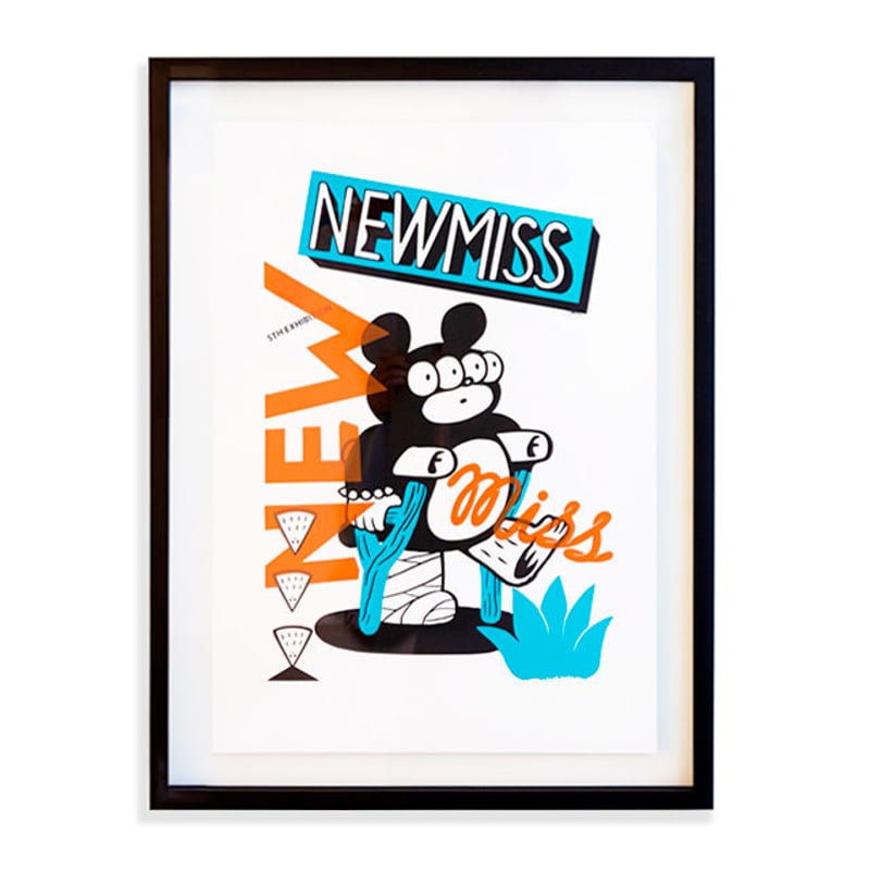 NEW MISS SILK SCREEN POSTER | BRIDGE SHIP HOUSE