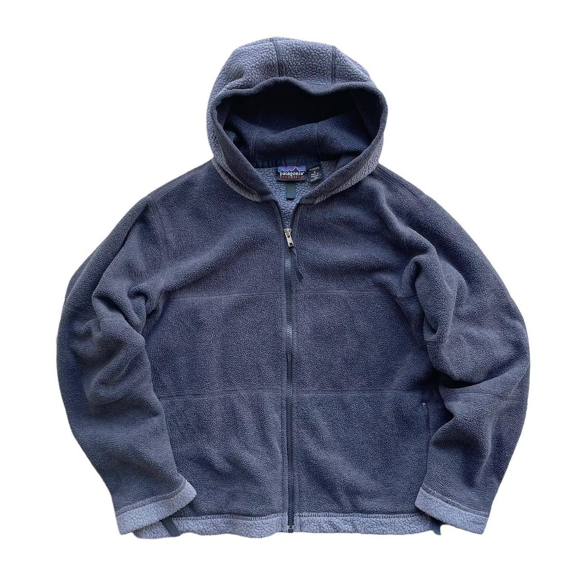 配色希少　Patagonia シンチラ　スナップ フリースパーカー 青/黒 メンズ・シンチラ・スナップT・プルオーバー - パタゴニア公式