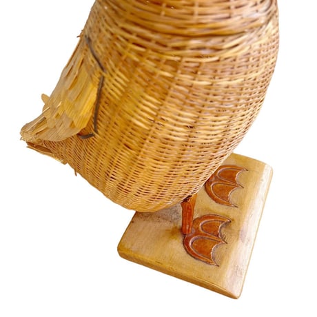 Handmade goose ornament