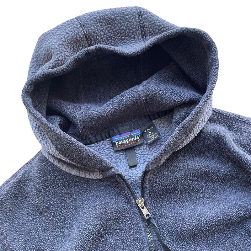 配色希少　Patagonia シンチラ　スナップ フリースパーカー 青/黒 patagonia パタゴニア 25450F0 SYNCHILLA シンチラ スナップT
