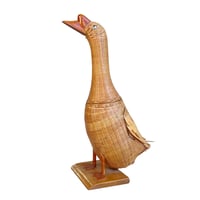 Handmade goose ornament