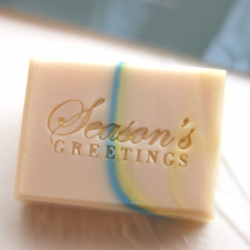 手作り石けん専用 オリジナルアクリルスタンプ | Happy Soaping