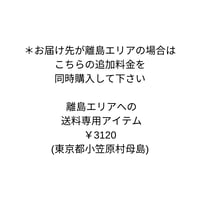 離島エリアでの送料専用アイテム