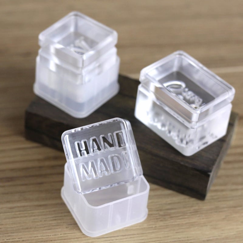 手作り石けん専用 オリジナルアクリルスタンプ | Happy Soaping