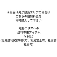 離島エリアでの送料専用アイテム