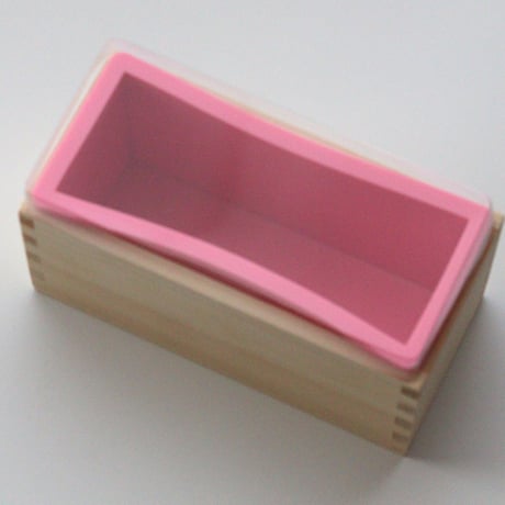 木箱付きのシリコンモールド（Sサイズ）蓋つき