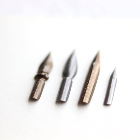 カリグラフィー　ニブ4本セット