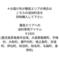 離島エリアでの送料専用アイテム