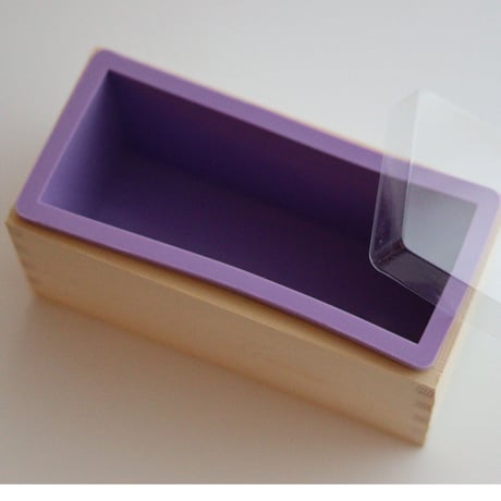 木箱付きのシリコンモールド（Sサイズ）蓋つき