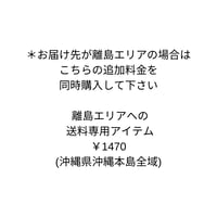離島エリアでの送料専用アイテム
