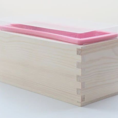 木箱付きのシリコンモールド（Sサイズ）蓋つき