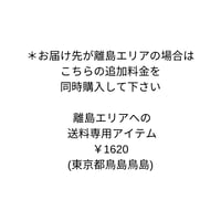 離島エリアでの送料専用アイテム