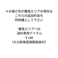 離島エリアでの送料専用アイテム
