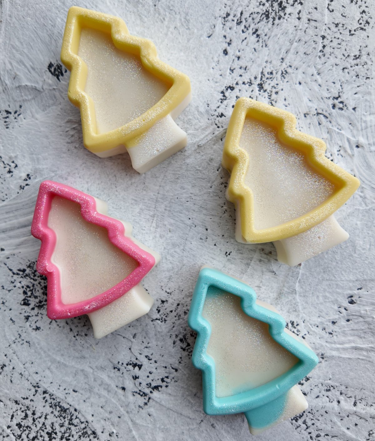 シリコンモールド ツリー 6個入り | Happy Soaping