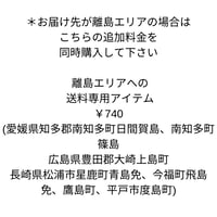 離島エリアでの送料専用アイテム