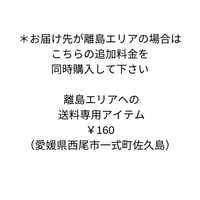 離島エリアでの送料専用アイテム