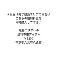 離島エリアでの送料専用アイテム