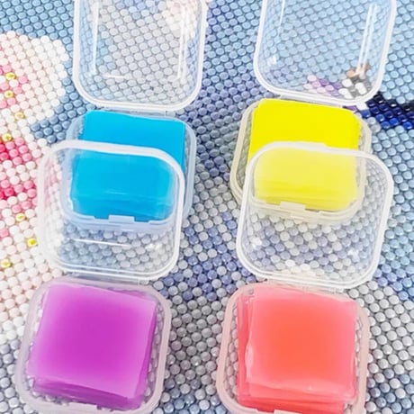 ダイヤモンドアート用グルー　収納ケース付き