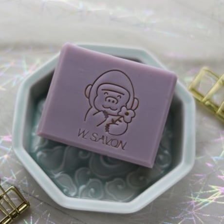 手作り石けん専用　オーダーメイドのアクリルスタンプ（２個セット）