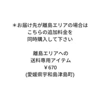 離島エリアでの送料専用アイテム