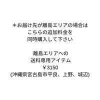 離島エリアでの送料専用アイテム