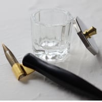 カリグラフィー　ガラスインク容器