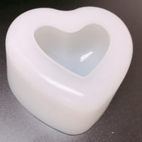 立体感のあるハートのシリコンモールド