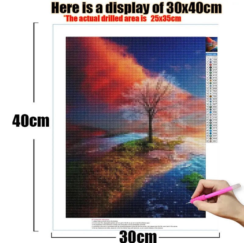 ダイヤモンドアート 5D 夜空の富士山 スクエアビーズ 40x30 | Happy
