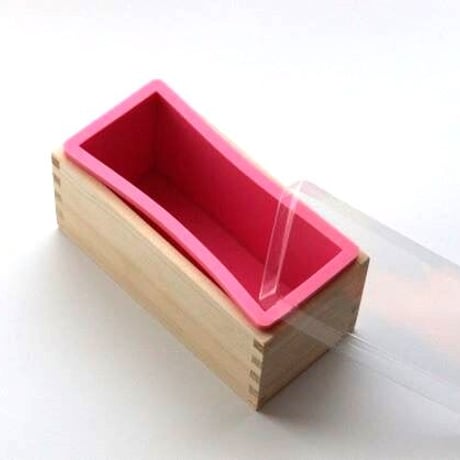 木箱付きのシリコンモールド（Sサイズ）蓋つき