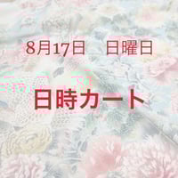 梅座敷　モデルさん撮影　8月17日、日曜日の日時カート