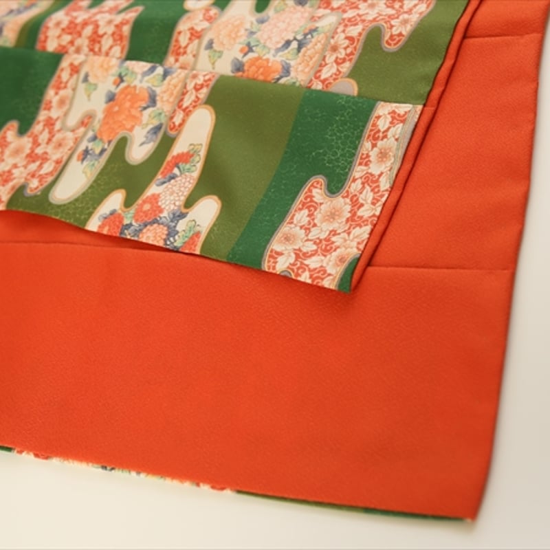 三歳ニンジンさんセット ビロード吉野（着物中古） 帯セット | 藤代工房