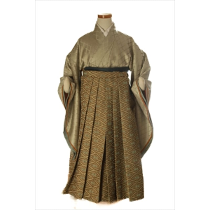 五歳-1 伊織くん 羽裏 辛子タイプ （モデルの男の子はグレーを着てい